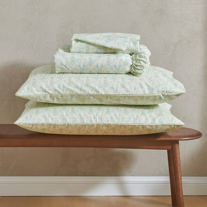 Patina Vie Maison Brushed Microfiber Floral Bloom Sheet Set