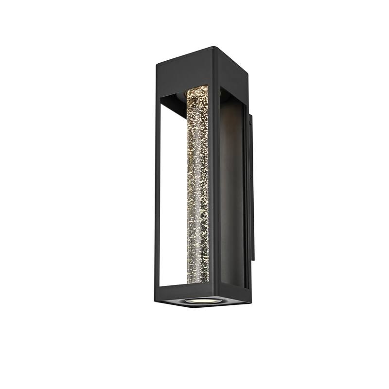 Julius LED Outdoor Wall sconce in Black