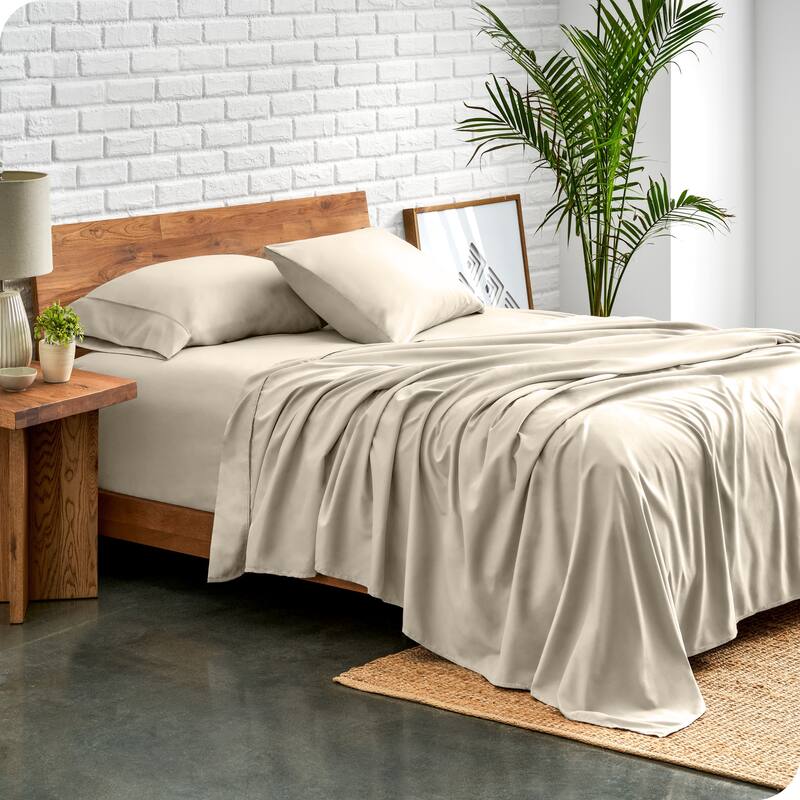 Bare Home Microfiber Stretch Knit Sheet Set
