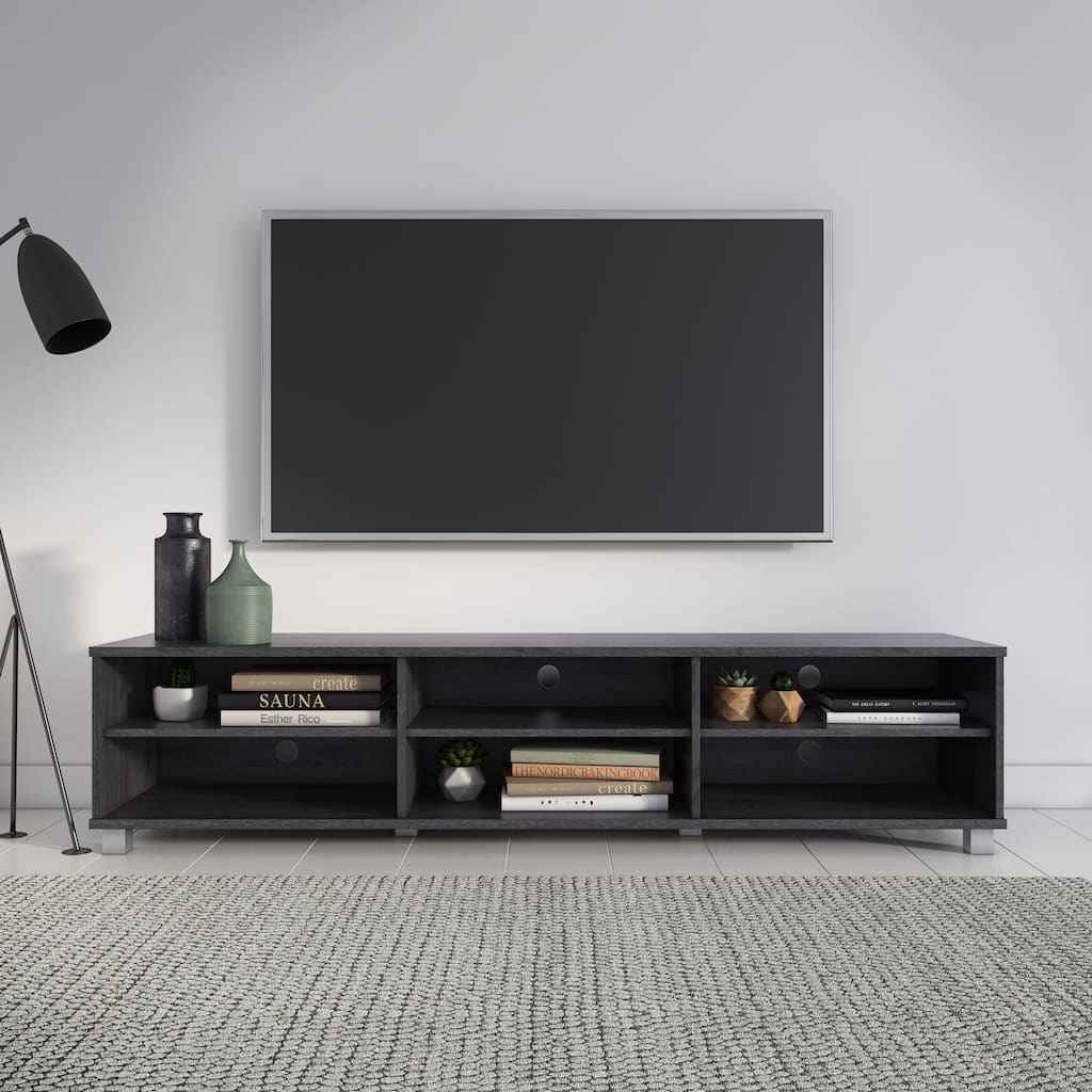 Hollywood Low Profile Modern TV Stand, for TV's up to 85"