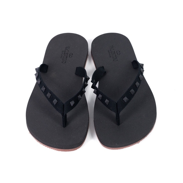 mens valentino flip flops