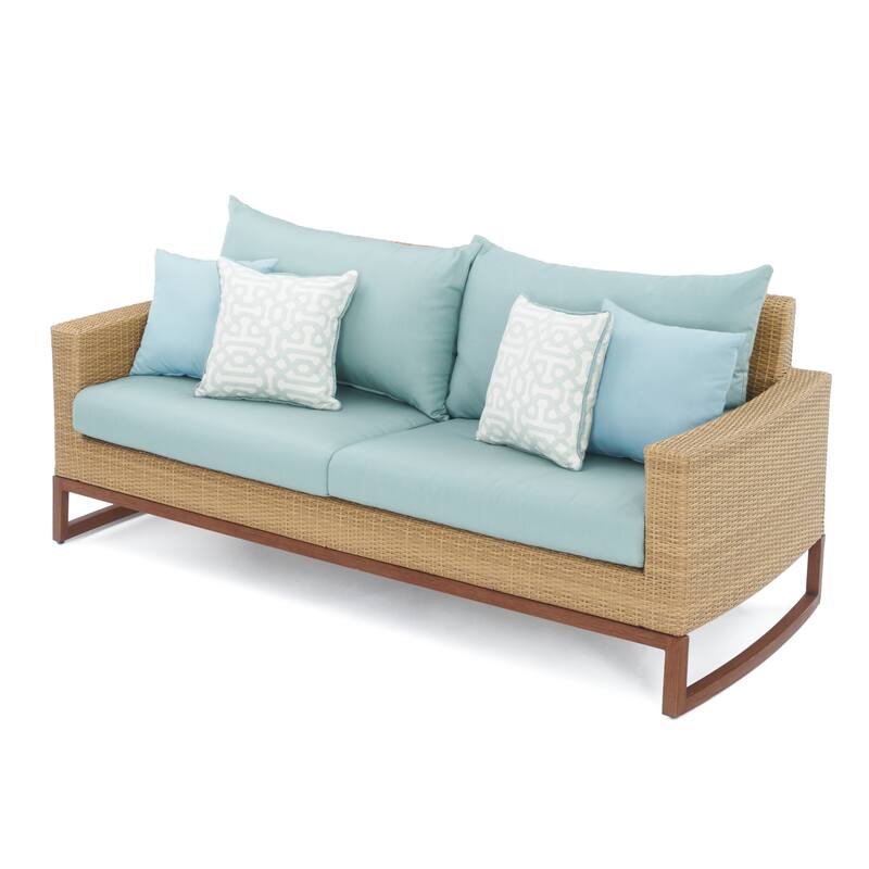 Milea 4 Piece Sunbrella Outdoor Patio Seating Set