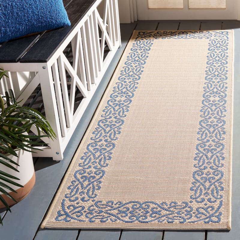 SAFAVIEH Courtyard Ikerne Waterproof Patio Backyard Rug