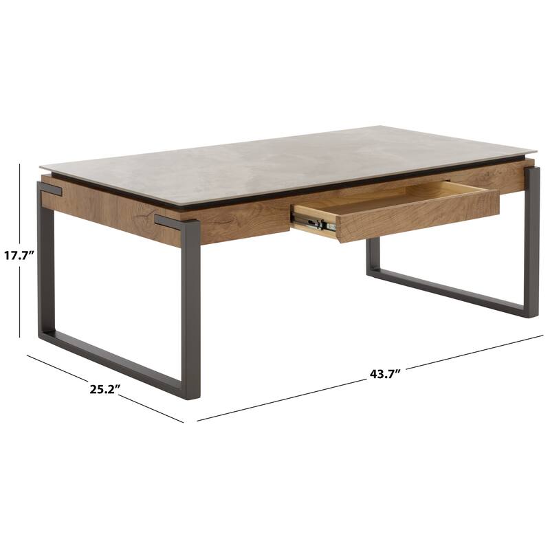 SEI Furniture Kota Coffee Table - 44"W x 25"D x 18"H