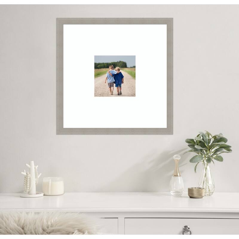 Woodgrain Stripe Blonde Framed Picture Frame, Photo Frame