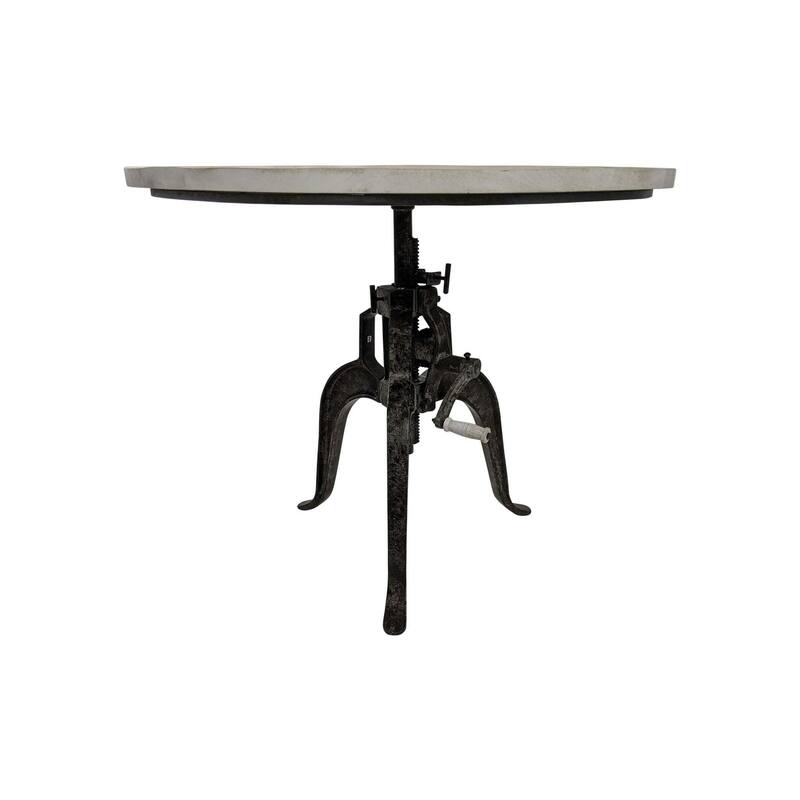 Height Adjustable Table with Natural Driftwood Top - 36"