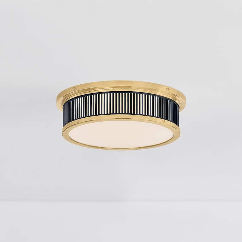 Hudson Valley Lighting MDS1901 Ashdown 14" Wide LED Flush Mount Drum