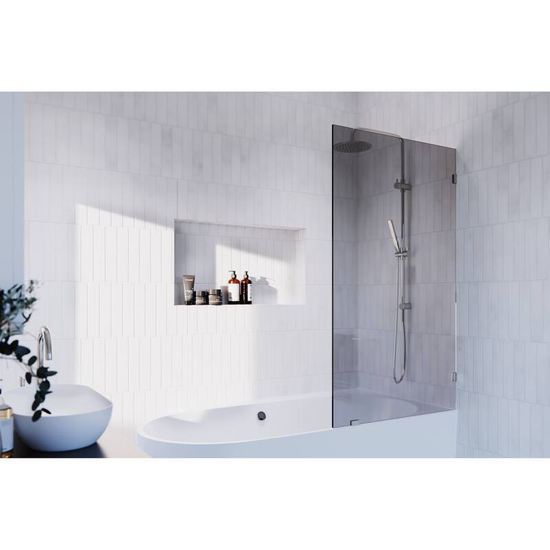 Glass Warehouse GTBF-34 Ursa 58-1/4" High x 34" Wide Shower Screen