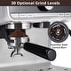 preview thumbnail 28 of 30, 20 BAR Semi-Automatic Espresso Machine with Built-in Grinder Milk Steamer