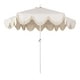 preview thumbnail 128 of 157, 9ft Tassel Patio Umbrella Auto-Tilt, Crank , by JONATHAN Y Cream/Cream