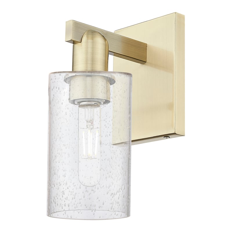 Innovations Lighting 716-1W-11-5 Clymer Sconce Clymer 11" Tall Wall - Antique Brass / Seedy