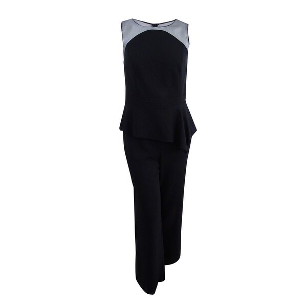 adrianna papell crepe jumpsuit