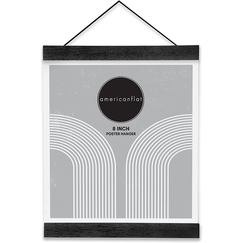 Magnetic Poster Frames, Wooden Poster Hanger Frame for Posters, Prints, Photos, Pictures and Maps