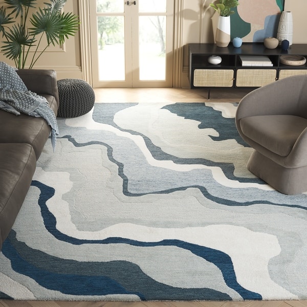 slide 2 of 13, SAFAVIEH Handmade Rodeo Drive Hulda Mid-Century Modern Wool Rug
