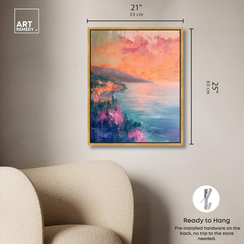 Tropical Twilight III Canvas by Art Remedy