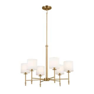 Kichler Lighting Ali 6-Light Brushed Natural Brass Chandelier