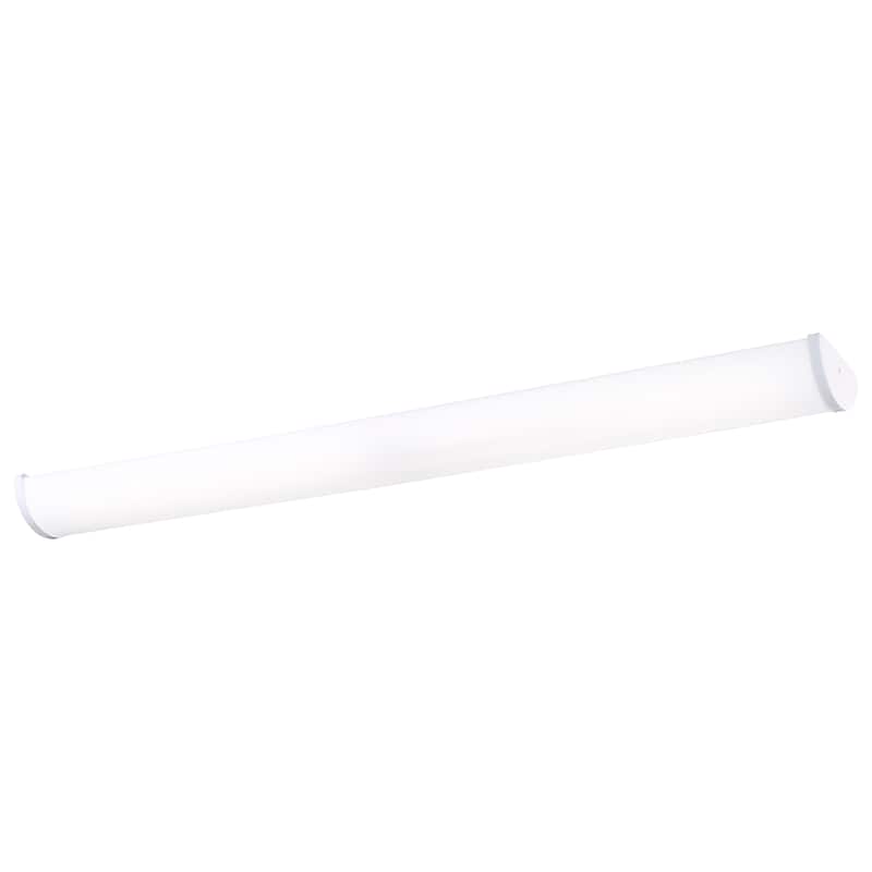Crispo LED 49 inch Vanity Fixture White Finish CCT Selectable 3K/4K/5K