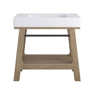 James Martin Vanities 165-V36-GW Auburn 36" Rectangular Hardwood and
