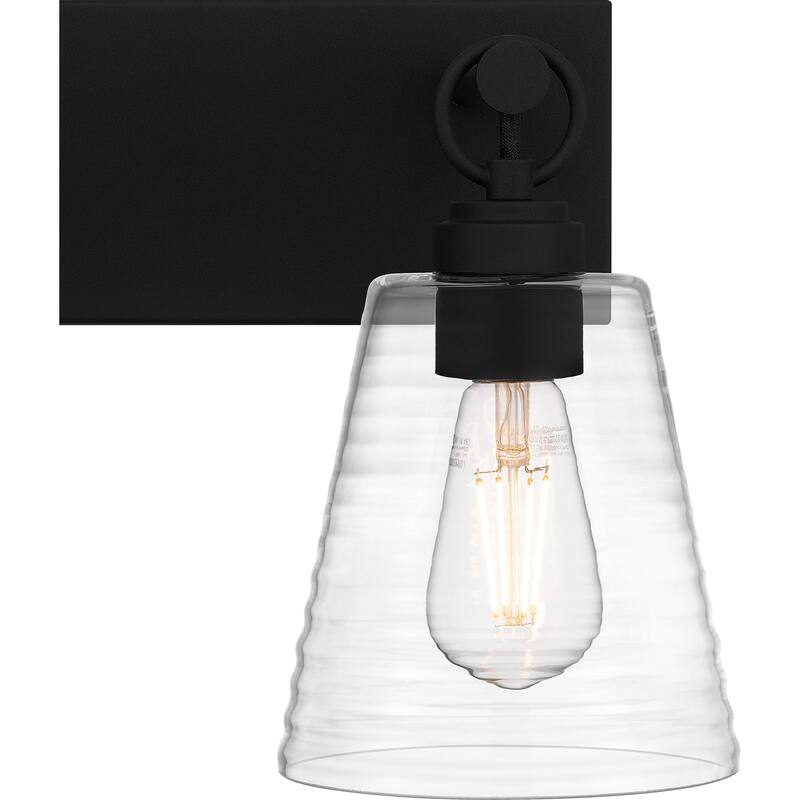 Dacosta 3-Light Earth Black Bath Light