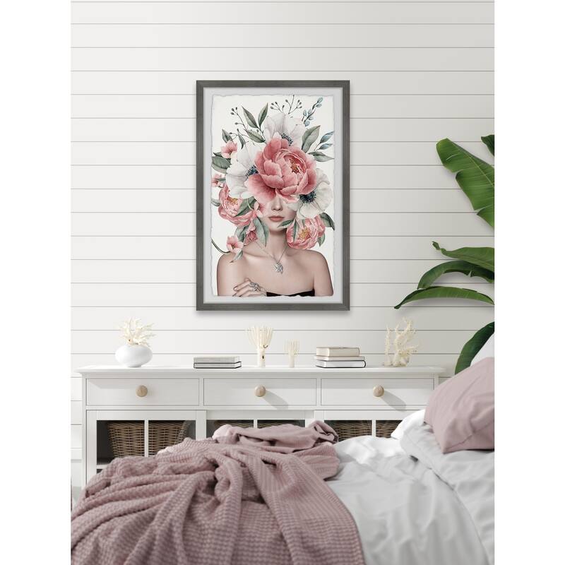 Enchanted Beauty Framed Wall Art, Elegant Home Touch - Sophisticated Artwork for Refined Décor