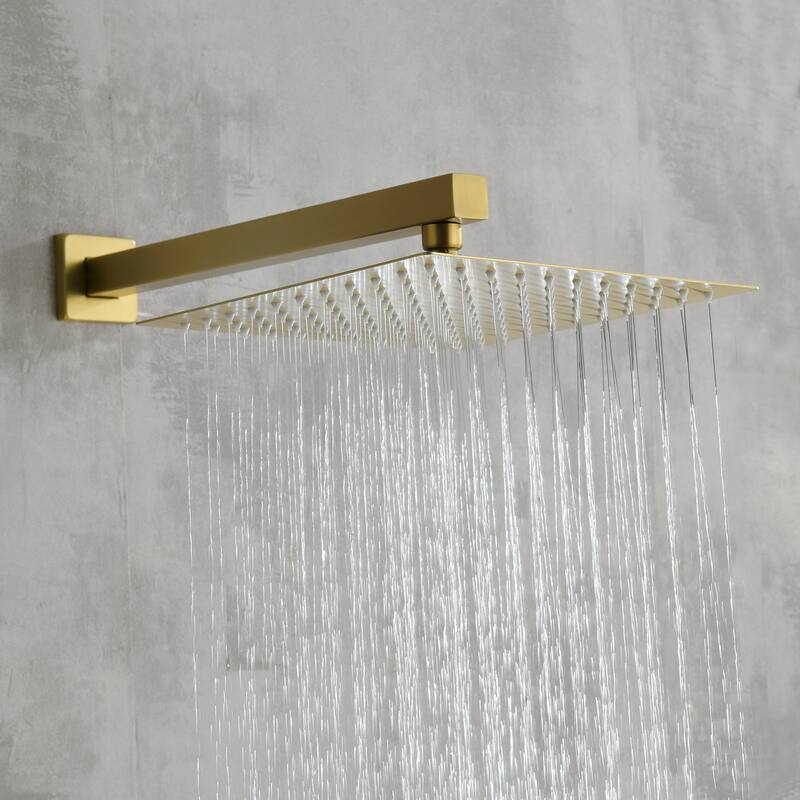 Wall Mount Complete Shower System With Rough-in Valve