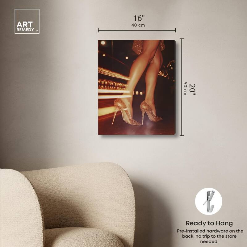 Sparkly Nights Canvas by Art Remedy, Gallery Wrapped