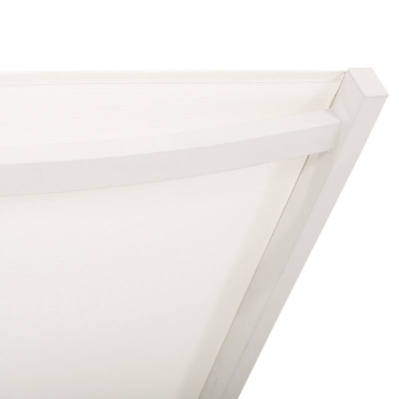 Modesta Outdoor Mesh Chaise Lounges (Set of 2) by Christopher Knight Home - 76.50" W x 25.50" D x 11.50" H