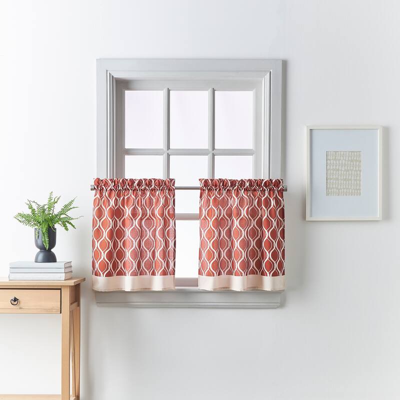 Curtainworks Morocco Swag, Valance, and Tier Pair Curtain Collection