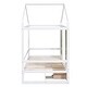 preview thumbnail 19 of 22, Kids Twin Playhouse Bed with 2 Storage Drawers, Wooden Bed Frame with Window Decoration for Girls & Boys, No Box Spring Needed