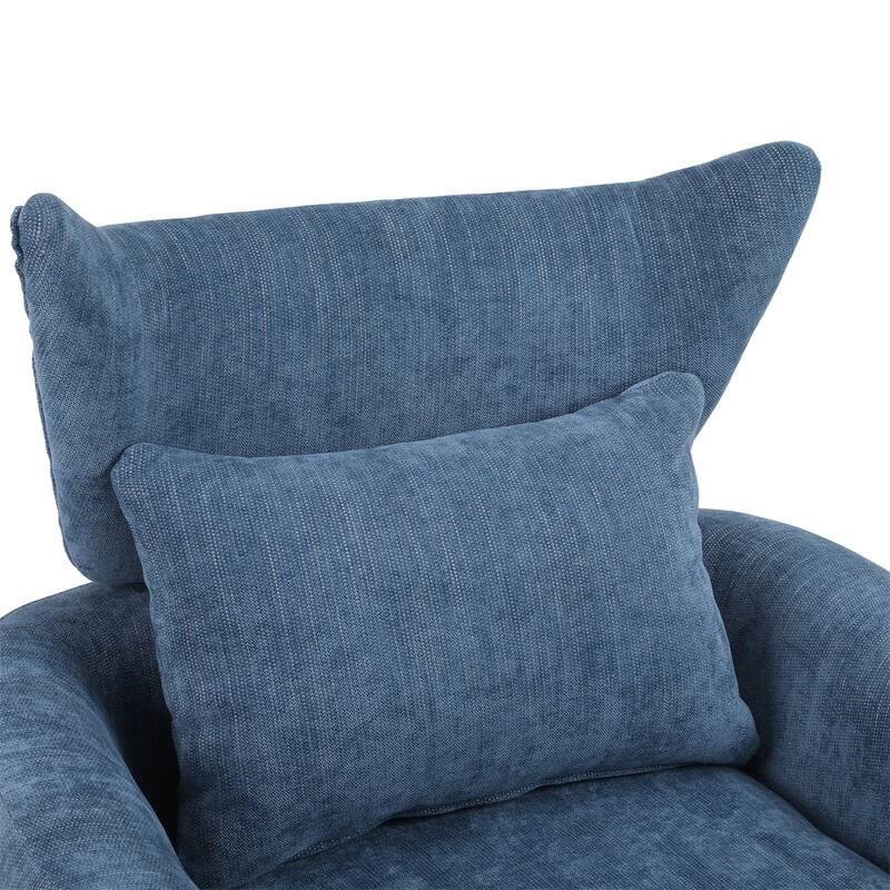 Classic Mid-Century 360-degree Swivel Accent Chair