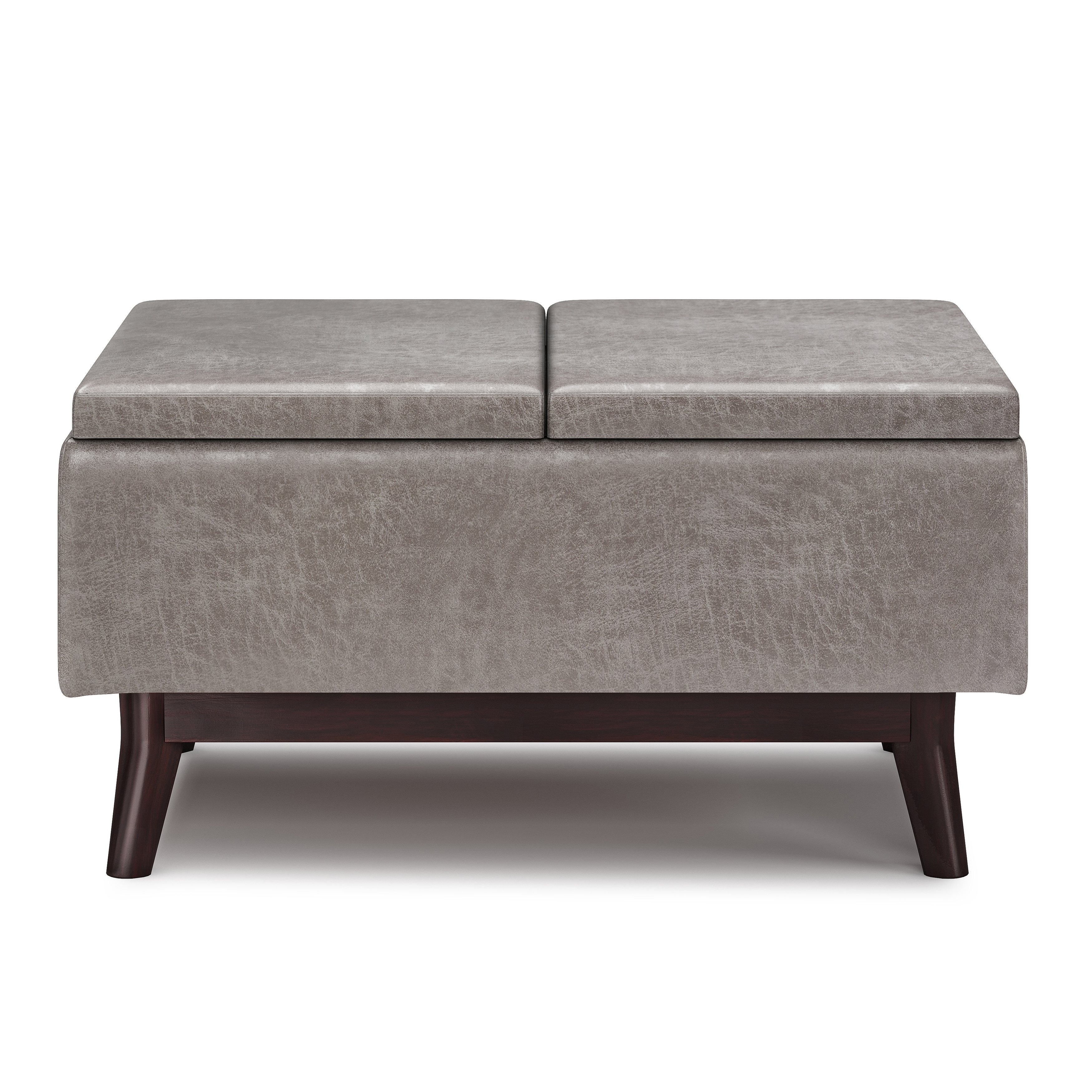 Wyndenhall ethan 34 inch wide mid century modern rectangle table ottoman hotsell