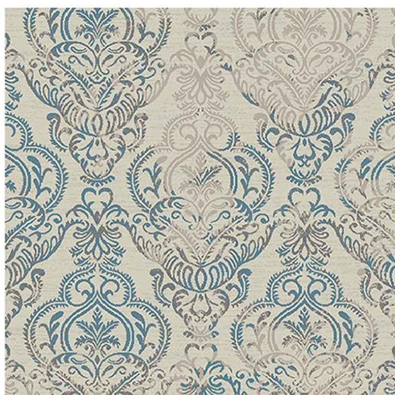 Guxo Distressed Stain Resistant Woven Area Rug By HomeRoots - 91' X '63' X '0.4