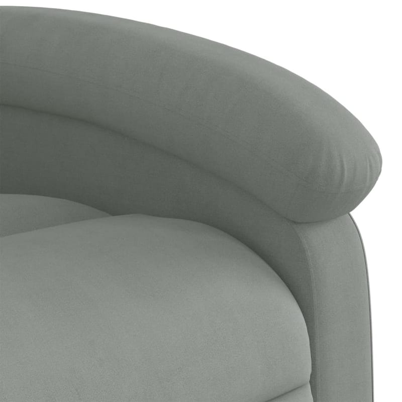 vidaXL Stand up Massage Recliner Chair Power Lift Wingback Armchair Velvet
