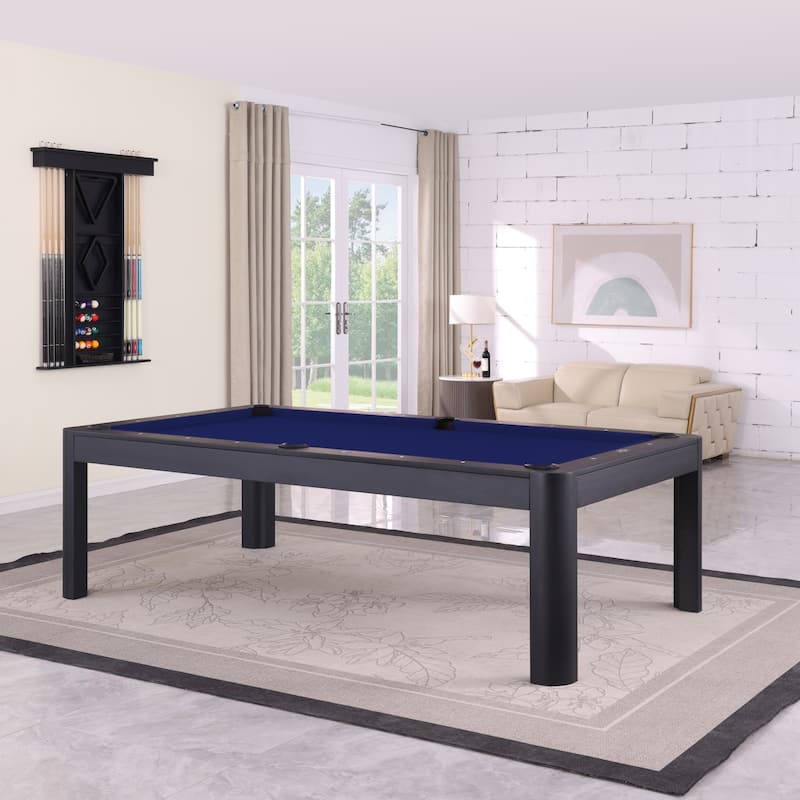 Cadora Duo 7FT Slate Pool Table in Black Ash With Dining top