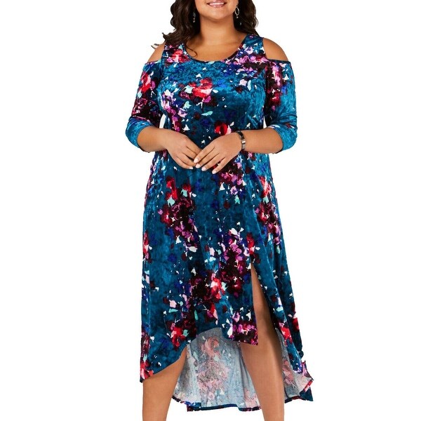3x blue dress