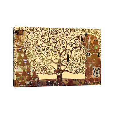 iCanvas "The Tree of Life" by Gustav Klimt Canvas Print