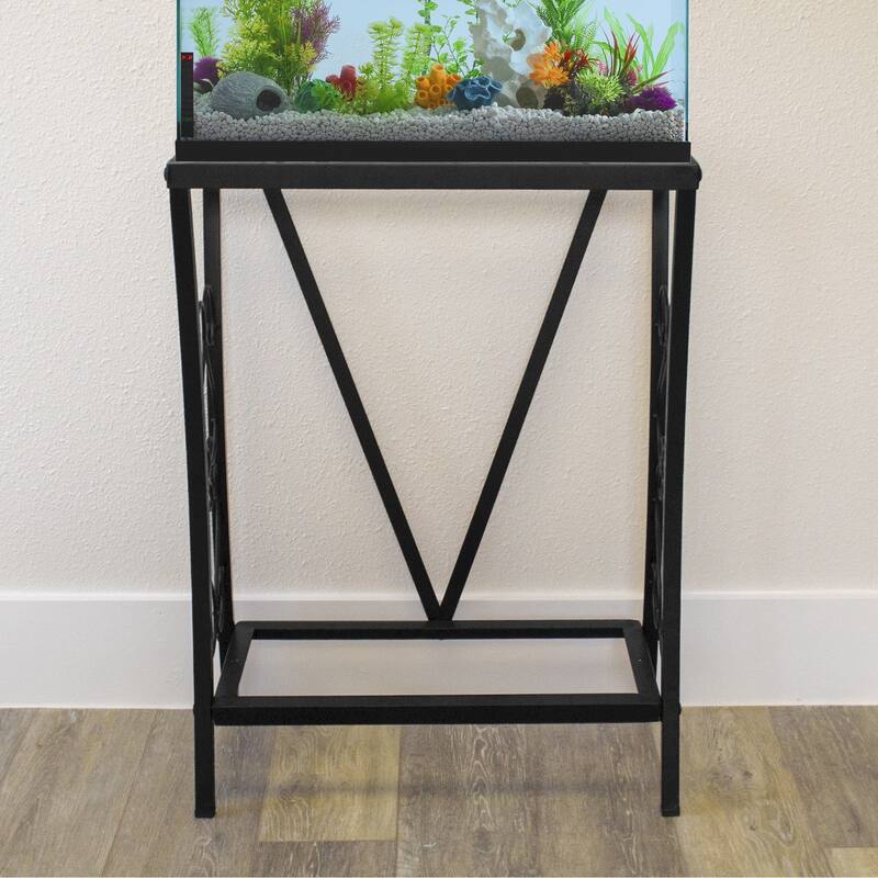 Aquatic Fundamentals Model 102101 10 Gallon Metal Aquarium Stand