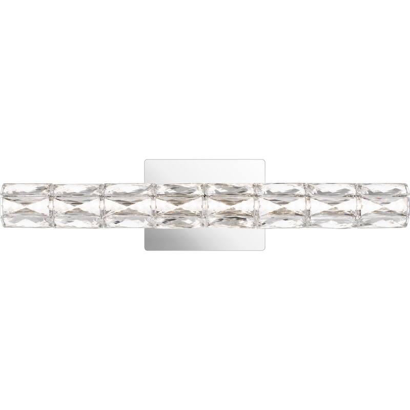 Luster LED Bathroom Vanity Light in Polished Chrome
