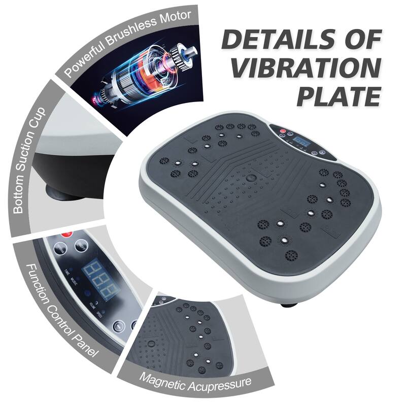 Under Desk Vibration Plate,Home Fitness Equipment,Fitness Platform，Whole Body Workout，Weight Loss & Toning