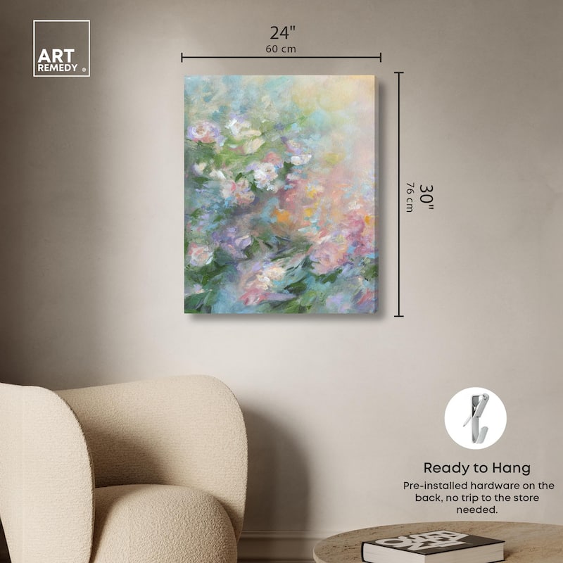 Mystical Garden I Canvas by Art Remedy, Gallery Wrapped