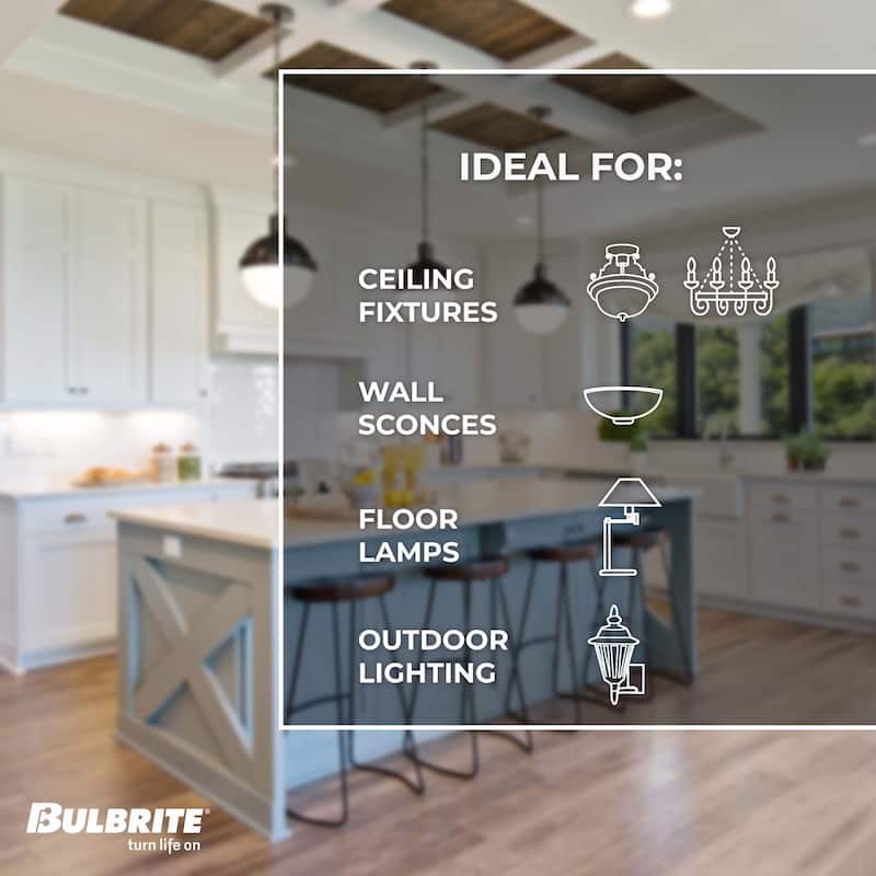 Bulbrite Spunlite Multi Pack of Dimmable Satin Incandescent Bulb