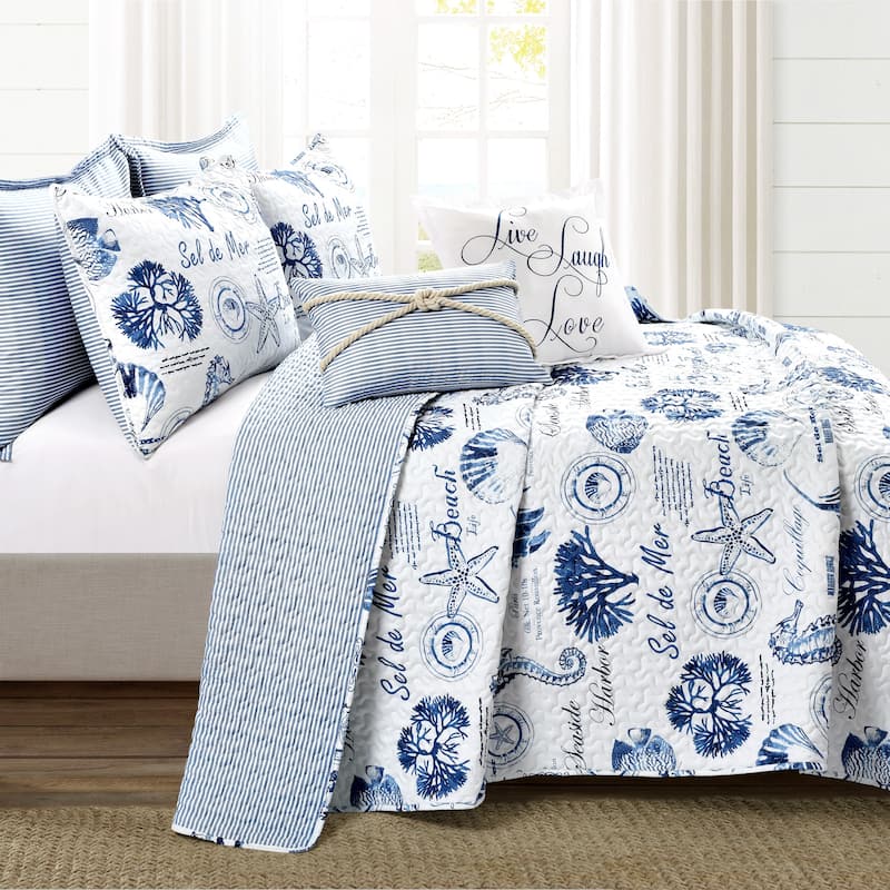 Lush Decor Harbor Life 7-piece Quilt Set