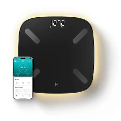 Homedics Smart Glo™ Bluetooth Body Composition Scale with Ambient Illumination - Black