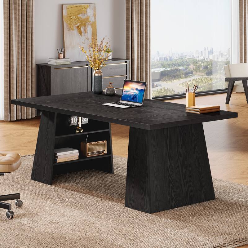 63 Inches Large Executive Office Desk Computer Conference Table