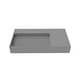preview thumbnail 57 of 175, Juniper Stone Solid Surface Wall-mounted Vessel Sink