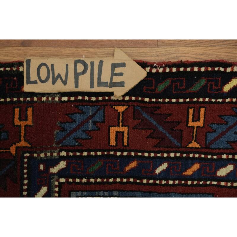 Hand Knotted Oriental 100% Wool Carpet Traditional Medallion Red Kazak Area Rug - 6' 6'' X 4' 4''