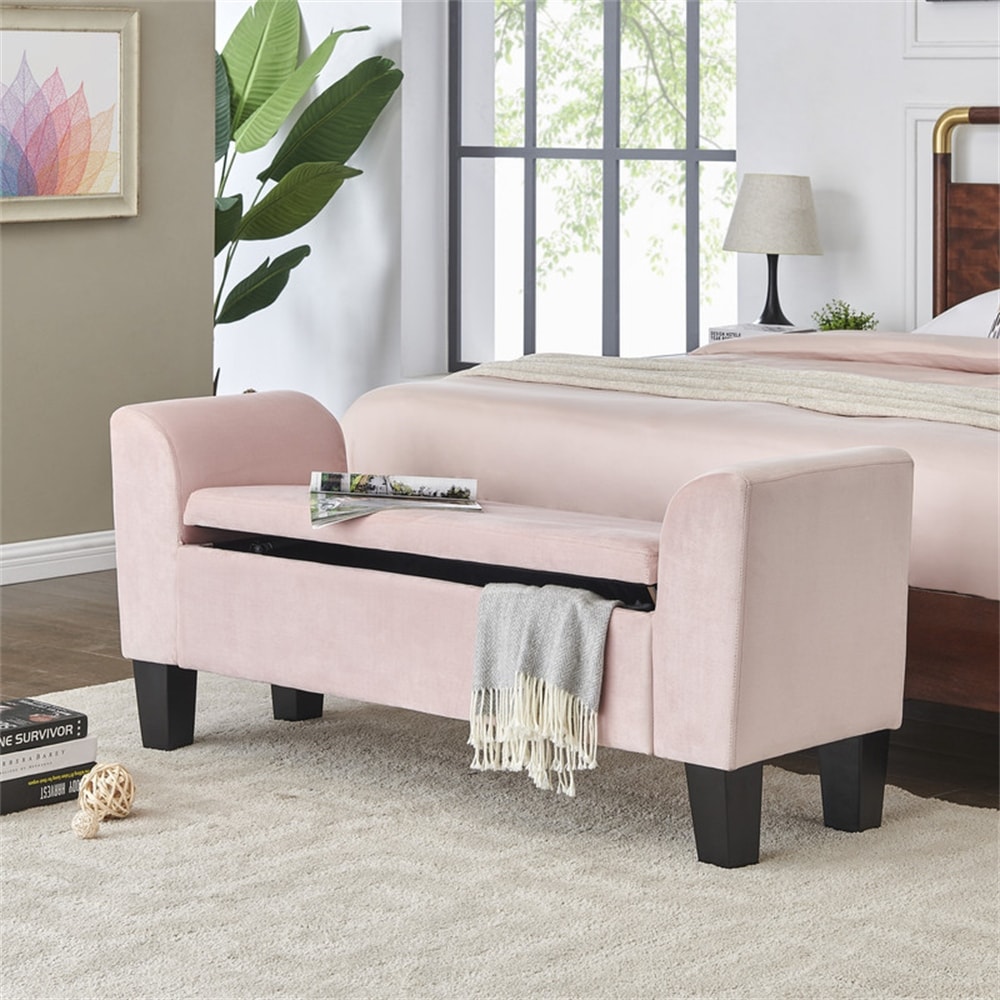 Curved new arrivals bedroom bench