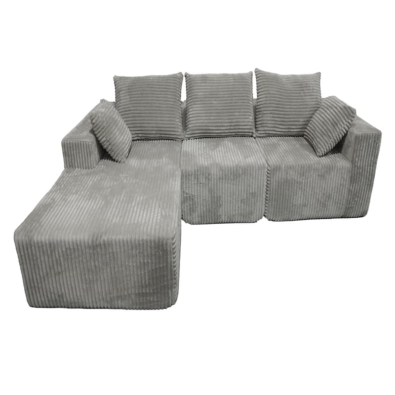 Corner Combination Sectional Sofa with Multiple Combinations Available