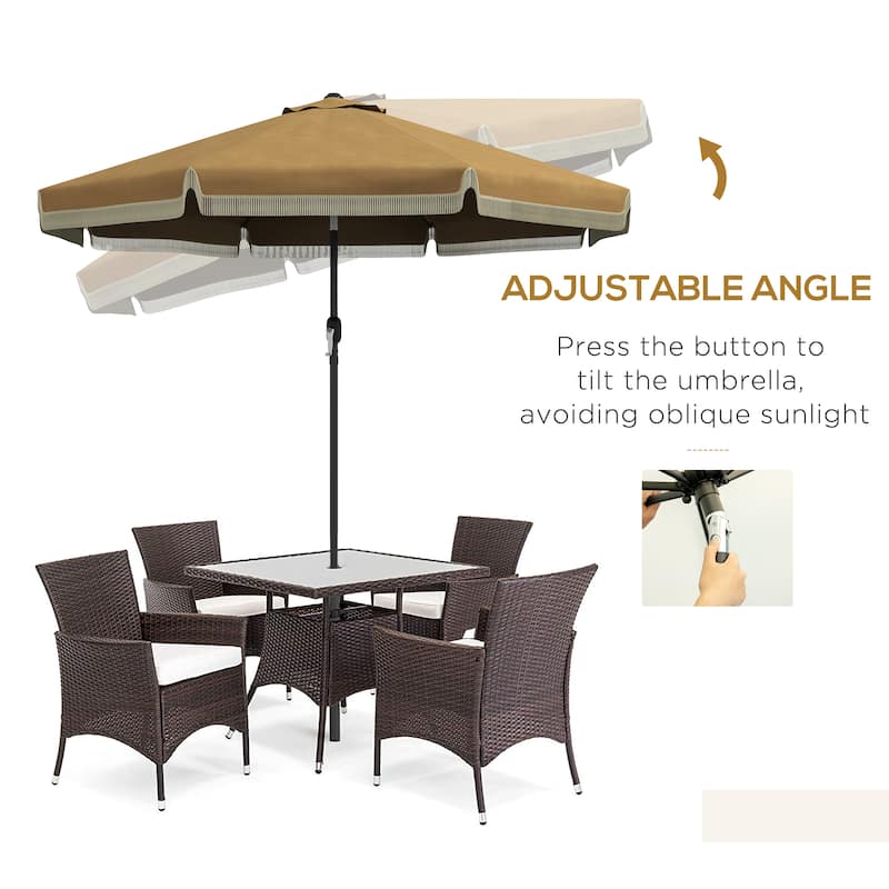 Versatile Outdoor Patio Umbrella with Stylish Design and Multiple Functions