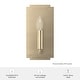 preview thumbnail 5 of 5, Hunter Zoanne 1-Light Geometric Wall Sconce - Hallway, Bedroom, Artwork - Contemporary, Transitional, Candle